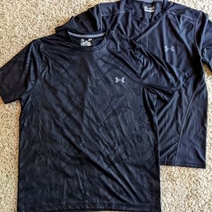 Under Armour heat gear workout shirts, 2pack
